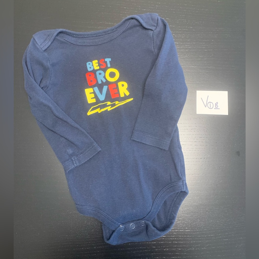⭐️4/$5.00⭐️ Joe Fresh 6-12m Best Bro Ever Onesie